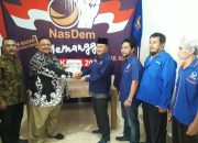 Wakil Ketua FKPPI Jatim Resmi Mendaftar di Nasdem