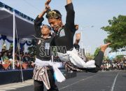 14 Perguruan Silat Ikuti Pawai Kampung Pesilat PemKab Madiun