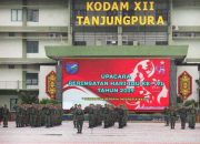 Mayor Caj (K) Betty Soroeday, Gelar Upacara Hari Ibu di Makodam XII/Tanjungpura