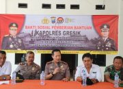 Polres Gresik Bersama DPC KEP KSPI Adakan Bakti Sosial Pasca Banjir