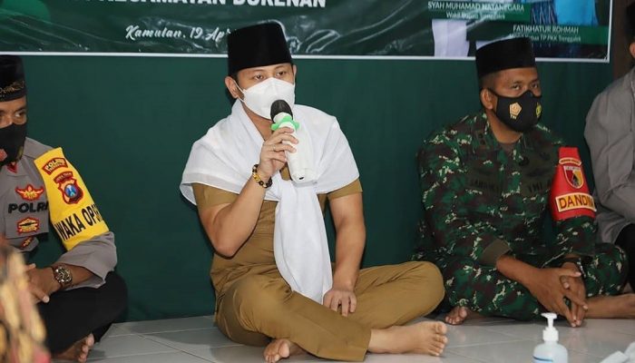 Safari Ramadhan di Desa Kamulan, Bupati Nur Arifin Ingatkan Keutamaan Bersedekah