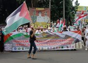 Pergerakan Umat Islam Kediri Raya, Gelar Aksi Solidaritas Untuk Rakyat Palestina