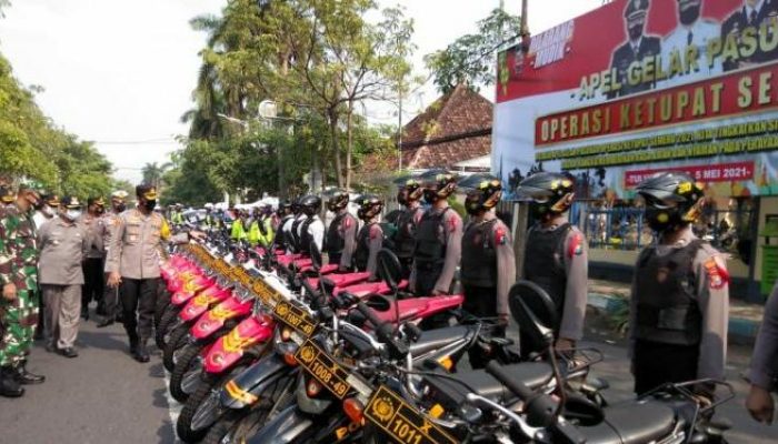 Polres Tulungagung Gelar Apel Pasukan Operasi Ketupat Semeru 2021, Siagakan 460 Personel Gabungan