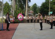 Peringati Hari Bhayangkara ke – 75, Kapolres Pimpin Upacara Ziarah di Taman Makam Pahlawan Tulungagung