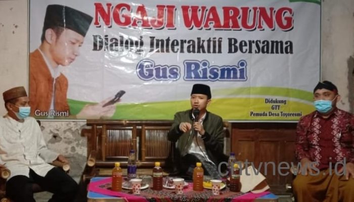 Kenalkan Produk UMKM Melalui “Ngaji Warung”, Paguyuban Kelud Mandiri Kediri Gandeng Gus Rizmi