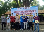 Polres Kediri Kota Gelar Vaksinasi Goes To Campus