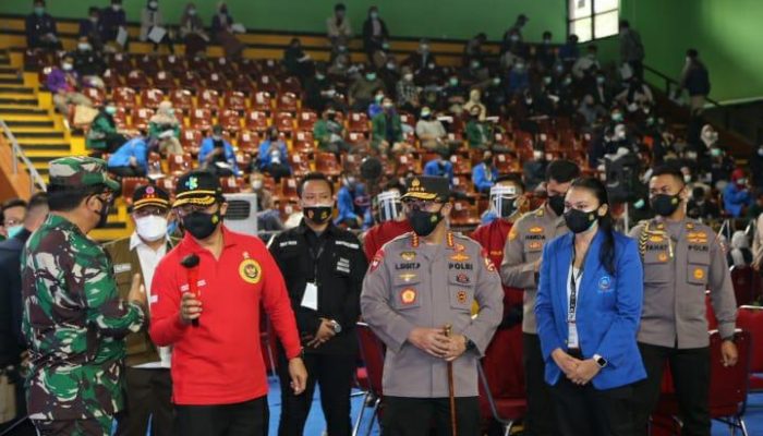 Polri Bersama Mahasiswa Bersinergi Dalam Penanggulangan Pandemi Covid-19