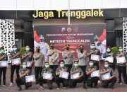 Berikan Penghargaan Kepada Sejumlah Netizen, Kapolres Trenggalek: Aktif Edukasi Bijak Bermedsos