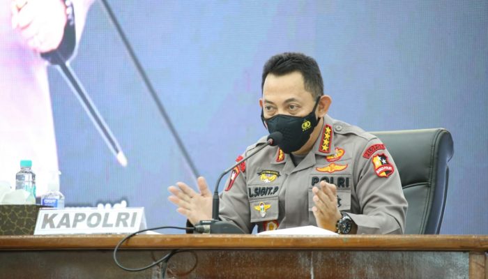 Arahan Kapolri ke Forkopimda Kalbar Terkait Penanganan Covid-19