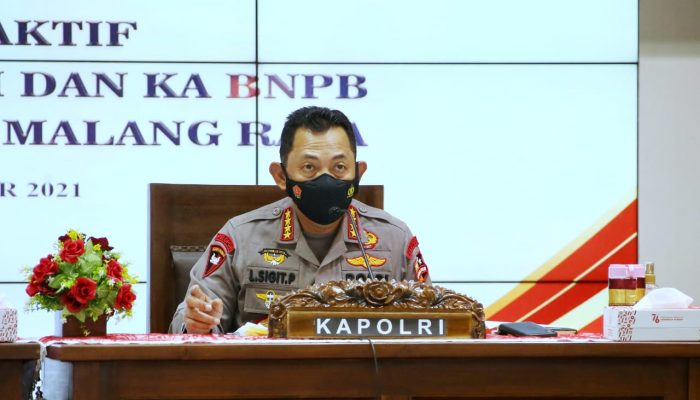 Kapolri Minta Forkopimda Malang Raya Pertahankan Angka Isoter dan Akselerasi Vaksinasi