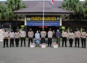 Peringati Hari Santri Nasional, Polresta Malang Kota Bagi – bagi Sembako ke Ponpes di Wilayah Kota Malang