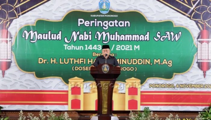 Pemkab Ponorogo Gelar Maulid Nabi 1443 H/2021 M