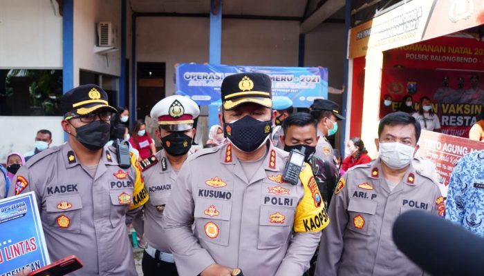 Operasi Zebra Semeru 2021, Polresta Sidoarjo Edukasi Pengendara dan Sediakan Vaksinasi