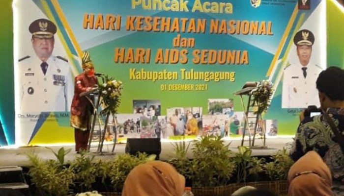 Puncak Peringatan Hari Kesehatan Nasional, Akhir Tahun 2021 Dinkes Tulungagung Targetkan Vaksinasi 70 Persen