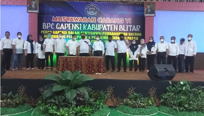 Muscab VI BPC GAPENSI Blitar Digelar, Wakil Bupati Jadi Tamu  Kehormatan