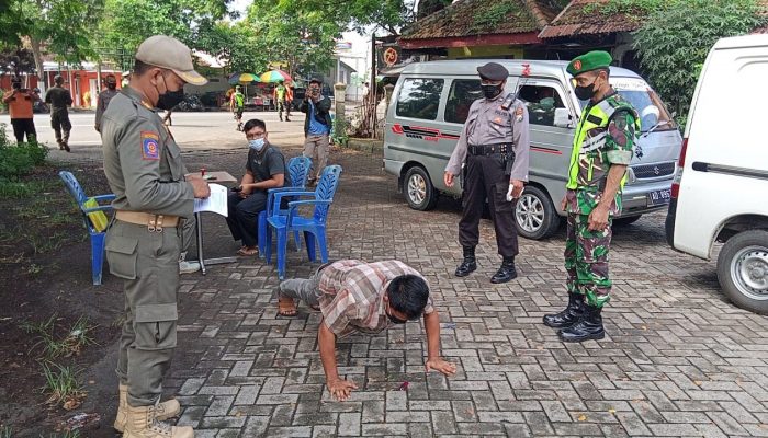 TNI-Polri, BPBD Dan Satpol PP Ponorogo Terus Gelar Ops Yustisi