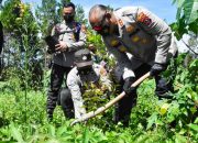 Tanam Pohon Cengkih, Kapolres Trenggalek: Reboisasi Sekaligus Punya Nilai Ekonomis