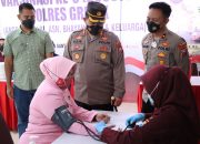 Ratusan Personel Polres Gresik Terima Vaksinasi Booster