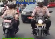 Pamor Keris, Polsek Mojoroto Operasi Yustisi dan Bagikan Masker