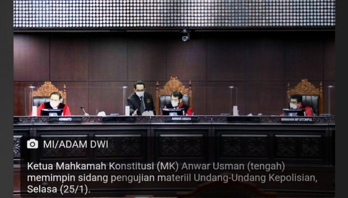 MK Putuskan Polisi Berhentikan Periksa Identitas Orang Sesuai Konstitusional