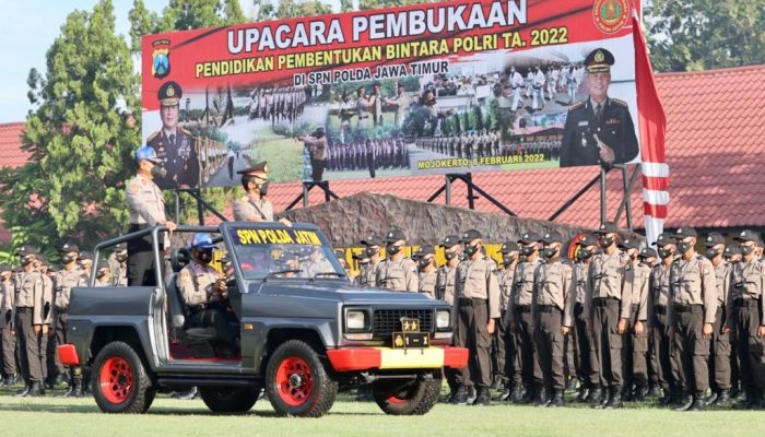 Kapolda Jatim Buka Diktuk Bintara Polri Gelombang I, sebanyak 737 Siswa akan dididik di SPN Polda Jatim