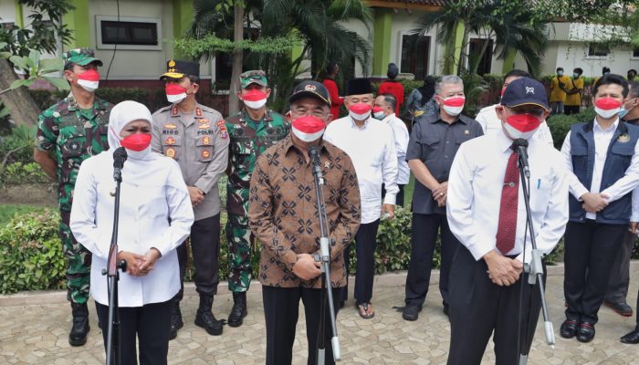 Menko PMK bersama Forkopimda Jatim Hadiri Pencanangan Uji Klinis Fase 1 Vaksin Merah Putih di RSUD Dr Soetomo Surabaya