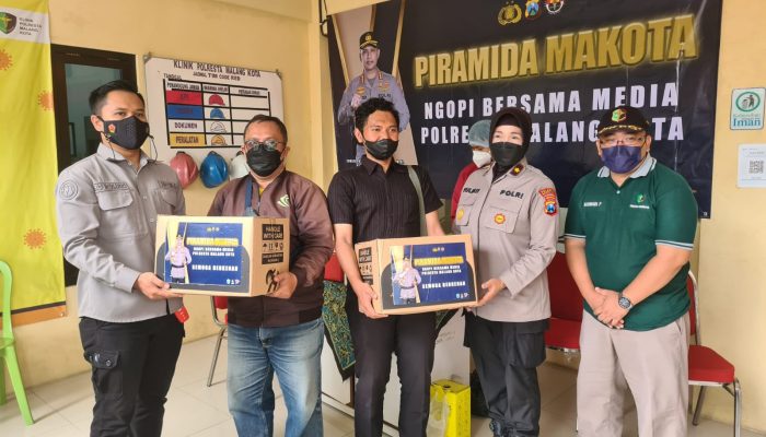 Jalin Sinergitas Untuk Harkamtibmas,Polresta Malang Kota Kembali Gelar PIRAMIDA dan Vaksinasi Booster Awak Media