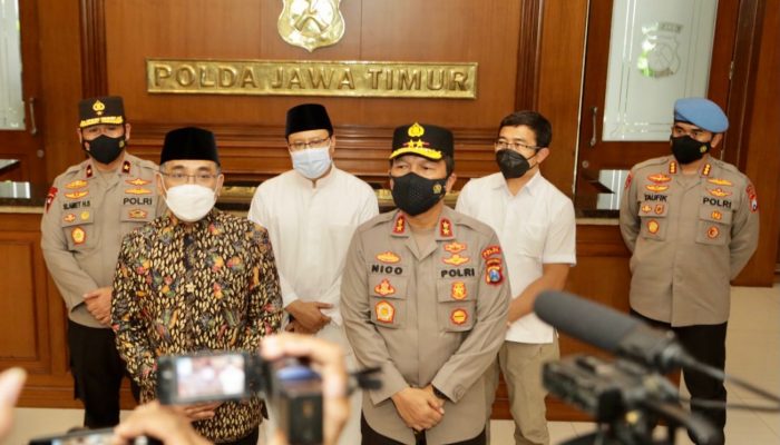 Jelang Harlah NU ke-99, Ketua Umum PBNU Silaturahmi ke Polda Jatim