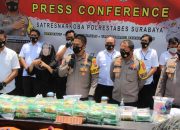 46,6 Kg Sabu Dan 4.000 Pil Koplo Berhasil di Amankan Satresnarkoba Polrestabes Surabaya