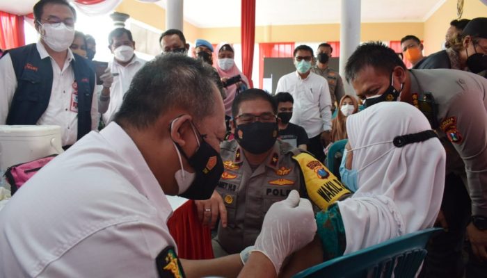 Wakapolda Jatim Apresiasi Capaian Vaksinasi Sidoarjo