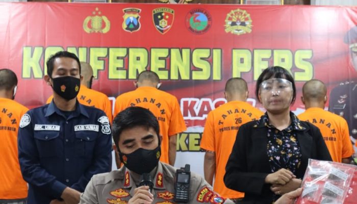 Komitmen Perangi Narkoba, Polresta Mojokerto Berhasil Amankan Pengedar Sabu dan Puluhan Ribu Butir Pil Koplo