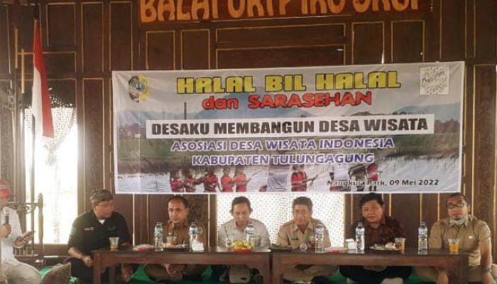 Geliat Bangun Desa wisata, Assosiasi Desa Wisata Indonesia (Asidewi) Tulungagung Gelar Halal bihalal dan Sarasehan