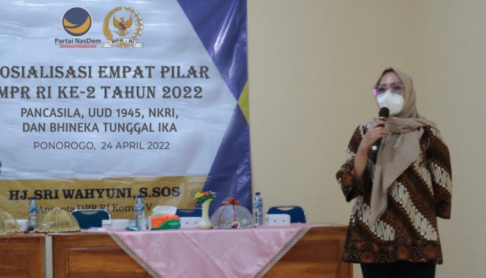 Anggota DPR RI Hj Sri Wahyuni Gelar Sosialisasi 4 Pilar Kebangsaan Tahap 2