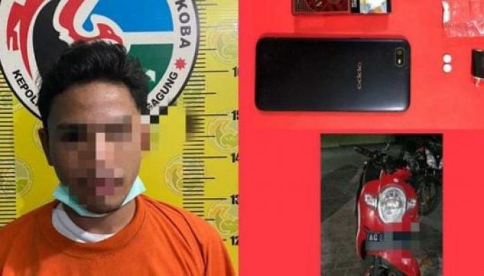 Edarkan Narkoba Jenis Sabu Pemuda Asal Kauman di Amankan Polisi