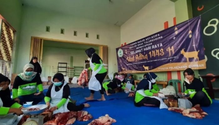 Takmir Masjid Asy Syifa RSUD dr. Iskak Gelar Penyembelihan Hewan Kurban Idul Adha 1443 H