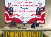 Perkuat Sinergitas, DPD Partai NasDem Ponorogo Jalin Silaturahmi Dengan Polres