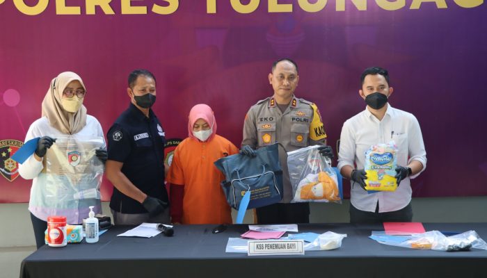 Polres Tulungagung Berhasil Amankan Pelaku Pembuang Bayi di Depan UGD RSUD Campurdarat