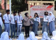 HUT Polwan Ke-74, Srikandi Polwan Gelar Police Goes To School SMAN 3 Purwakarta