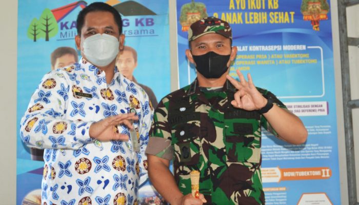 Pelayanan KB TNI Manunggal Bangga Kencana Kesehatan, Kodim 0802/Ponorogo Siap Bersinergi Sukseskan Penanganan Stunting