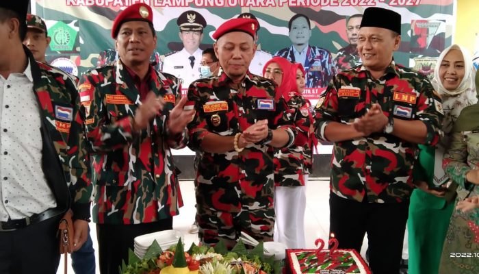 LMP Lampung Utara dikukuhkan Aidil Achmad Resmi Jadi Kamaca