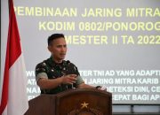 Kodim 0802/Ponorogo Gelar Pembinaan Jaring Mitra Karib