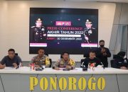 Press Release Akhir Tahun 2022, Kapolres : Keberhasilan Penyelesaian Tindak Pidana Ini Tidak Lepas Dari Komitmen Kami Yang di Bantu Stake Holder dan Juga Masyarakat