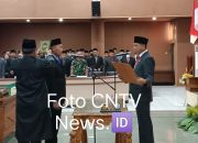 Ketua DPRD Kabupaten Ponorogo Sunarto Spd Melantik Anggota DPRD Pengganti Antar Waktu Agus Suwito