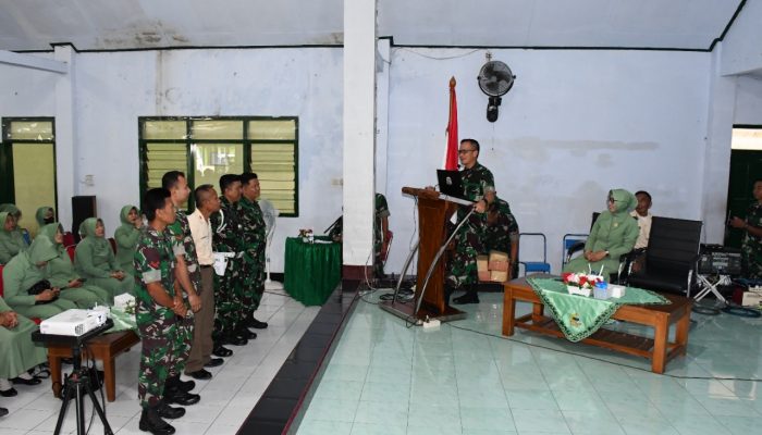 Dandim 0802/Ponorogo Ajak Anggota Terus Tingkatkan Sinergitas Dengan Semua Unsur Terkait