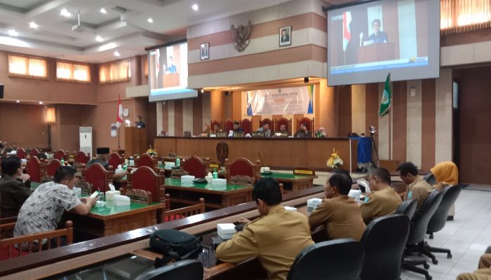 Rapat Paripurna DPRD Ponorogo Setujui Perda Perubahan ke 2, Tentang Susunan dan Pembentukan Perangkat Daerah