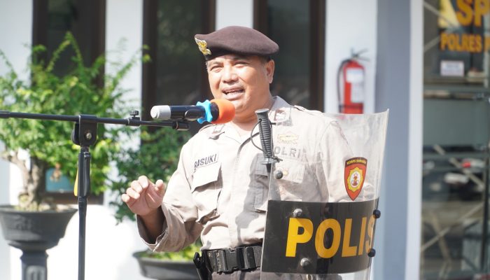 Sat Samapta Polres Ponorogo Gelar Latihan Dalmas