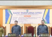 DPRD Ponorogo Gelar Rapat Paripurna Pandangan Umum Fraksi Fraksi Tentang Pengelolaan Keuangan Daerah dan Bangunan Gedung