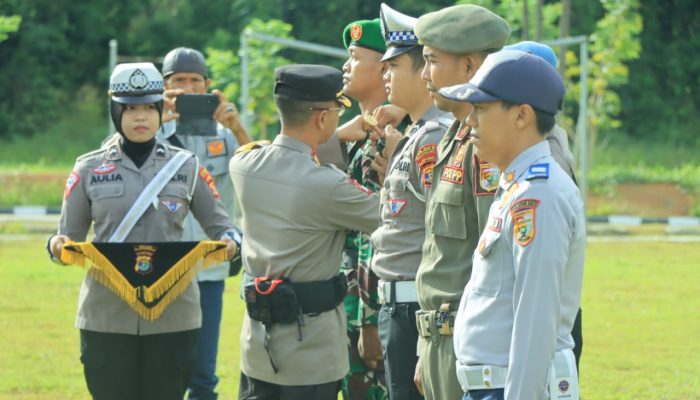 Polres Tulang Bawang Barat Gelar Pasukan Operasi Ketupat Krakatau 2023