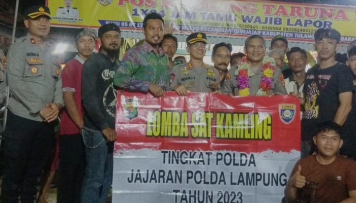 Tiyuh Margo Mulyo Ikut Lomba Satkamling Tingkat Polda Lampung