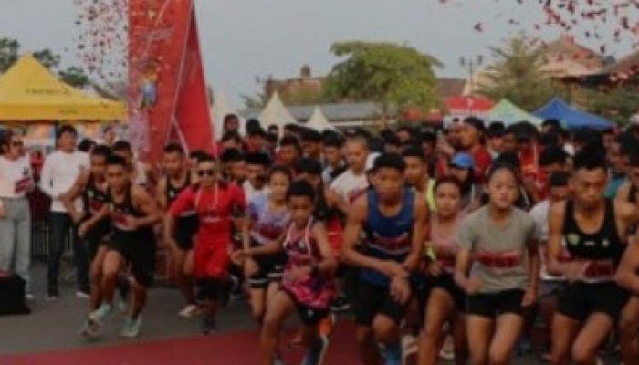 HUT Bhayangkara Ke -77, Polres Tulungagung Gelar Fun Run 6K